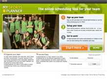 Tablet Screenshot of mysportsplanner.com